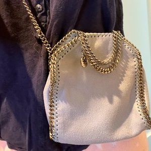 Stella McCartney Authentic Baby blue Mini Tote Bag Falabella.